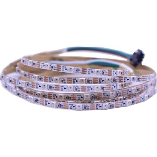 WS2812B RGB Led Strip Light 60 LEDS 144 LEDS 4mm 5mm 8mm Width PCB SK6812 Led Lights 3535 5050 Individually Addressable DC5V