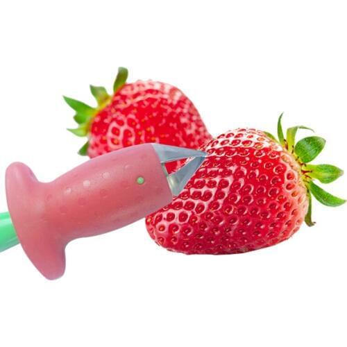 Kitchen Fruits Gadget Strawberry Peeler Tool Strawberry Leaf Remover Trunk 10