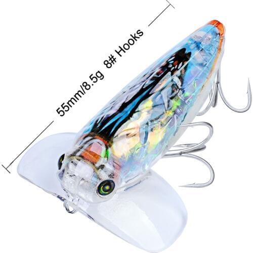 1pcsfreshwater fishing swim Minnow hard bait5.5cm8.5g Artificial fish lure Crankbait wobbler jig Spin Treble hook fishing tackle