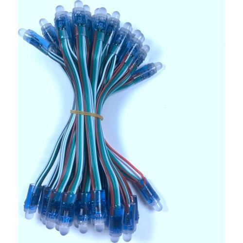 1000Pcs/lot 12mm WS2811 2811 IC RGB LED Pixels Module String Light IP68 5V Holidays/Christmas/ Festival