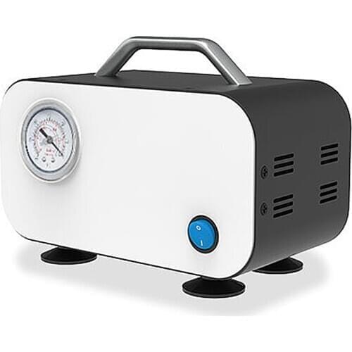 10L Oil-free Diaphragm Vacuum Pump Positive Pressure Portable Laboratory Suction Filter Low Pressure 12 V Electric