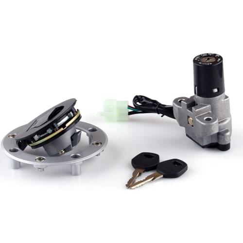 Artudatech Ignition Switch Lock & Fuel Gas Cap Key Set For Suzuki GSX750 GSX600 GSF 250 400 600