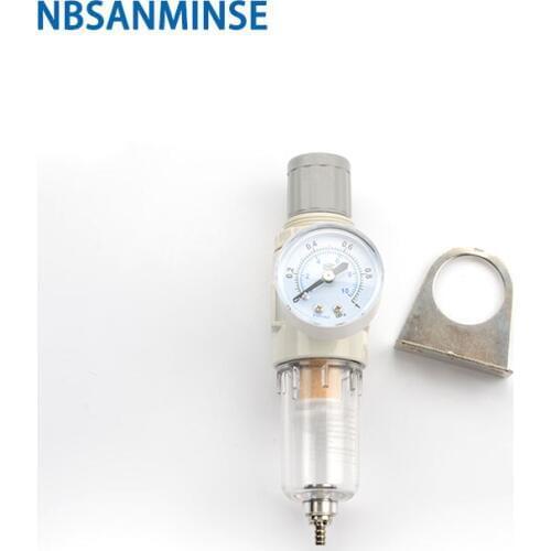 NBSANMINSE Air Preparation Units AFR 2000 G1/4 Air Filter Regulator AIRTAC Type FRL Units Drain air filter compressor
