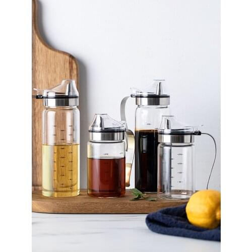 Oil Bottle Leak-proof Oil Pot Large Capacity Does Not Leak Oil Kitchen Home High Borosilicate Glass Bottle