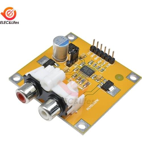 PCM5102 DAC Decoder I2S Player Assembled Board 32Bit 384K Beyond ES9023 PCM1794 DC 5V-10V For Raspberry Pi