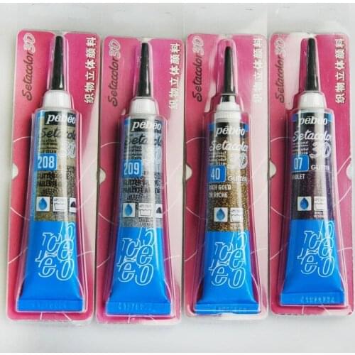 French Pebeo 1pcs Three-dimensional Hook Line Pen Comic Manicure Painting Writing Art Student Stationery Hand-painted Handmade