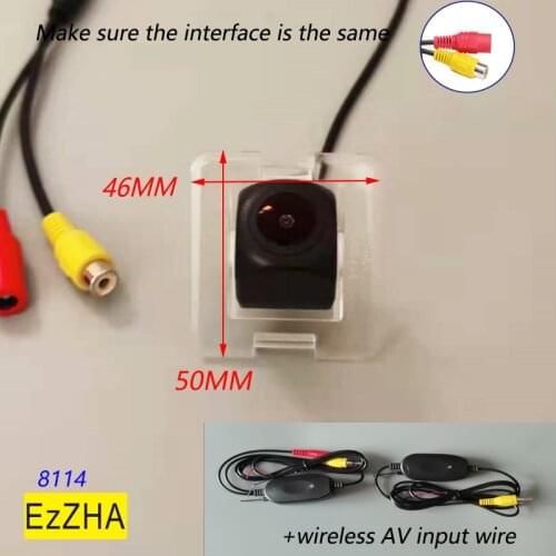 HD CCD 170 Degree Fisheye Lens Vehicle Rear View Camera For Mercedes-Benz GLK 2012 2013 Car Wireless Dynamic/Fixed trajectory