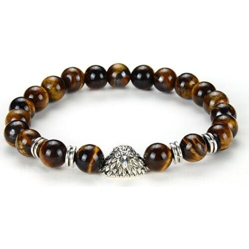 KAMAF The new 2019 creative design tigers eye bracelet with charm bracelet release lady chains of valentines day gift