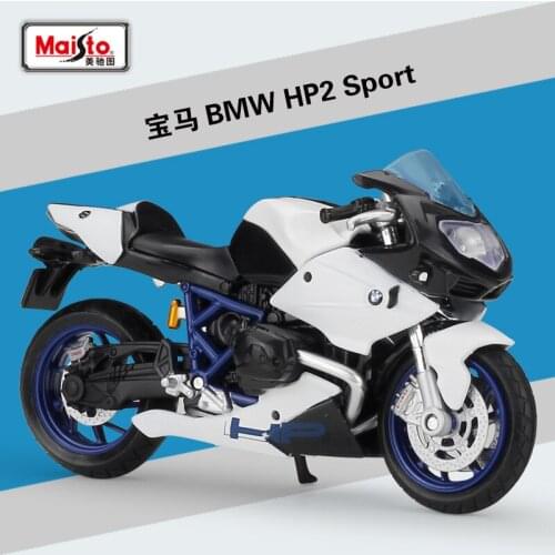1:18 Maisto BMWHP2 R1000R Motorbike Diecast Metal Model Sport Race Motorcycle Model For Collectible & Gift