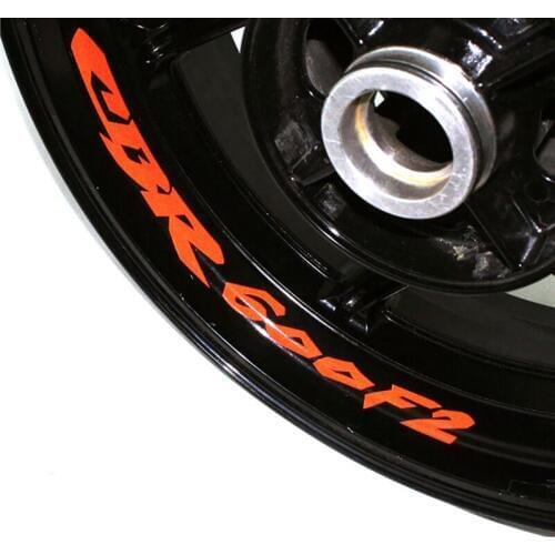 Motorcycle Wheel Sticker Decal Reflective Rim Bike Motorcycle Suitable for HONDA CBR600F2 CBR 600 F2