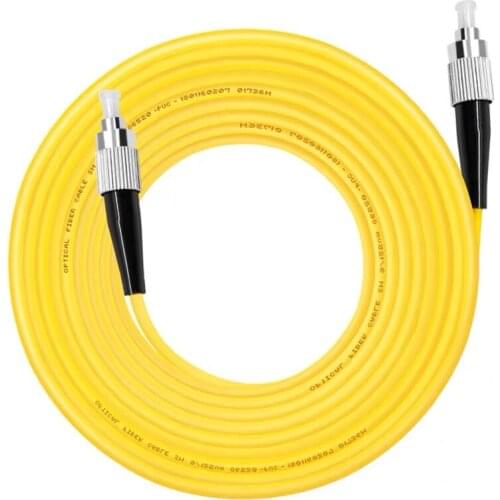 Fiber Optic Patch Cord Cable 3.0mm FC UPC-FC UPC Simplex Mode FTTH fiber optic jumper cable 10pcs 20pcs /bag Free shipping
