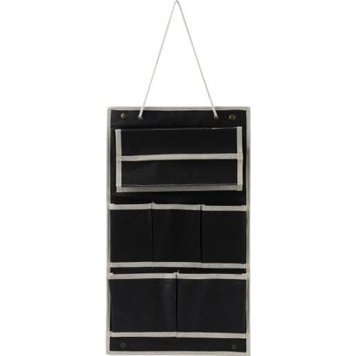 College Students Dormitory Bedside Sundries Hanging Organizer Home Office Wall-mounted Fold Closet Organizers Storage Shelf