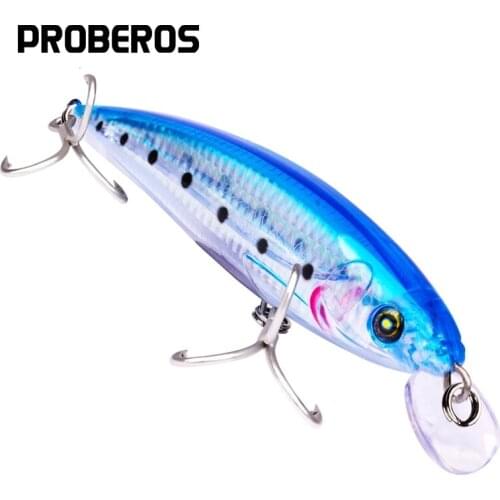 PROBEROS Fishing Lure 42.9g-1.51oz Hard Big Bait Crankbait Minnow 16cm-6.3" 9 Colors Trolling Artificial Bait Pike Carp Pesca