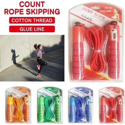 Professional Jump Rope with Electronic Counter 2.5m Adjustable Fast Speed Counting Skipping Rope Jumping Wire Workout Equipments