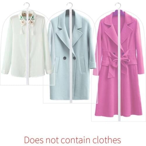 Cloth Bag Hanging Suit Dustproof Cover Clothing Dust Bag Practical Large Home &Amp Storage PEVA Protector Capacity Wardrobe