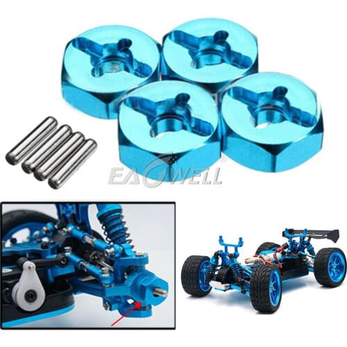 RCTOYFUN 4pcs Metal Wheel Lock Nut With Pins Accessories For 1/18 RC Wltoys A949 A959 A969 A979 K929 A959-B A969-B A979-B K929-B