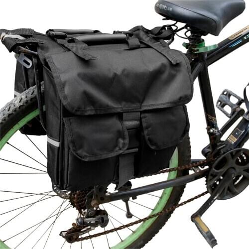 Black Motorcycle Back Seat Backpack With Detachable Back Saddle Bag And Motorcycle Accessories Hot Selling
