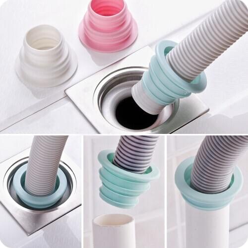 1PC Silicone Seal Plug Pest Ring Washer Control Sewer Drain Pipeline Deodorant Pool Floor Drain Bathroom Washing Machine