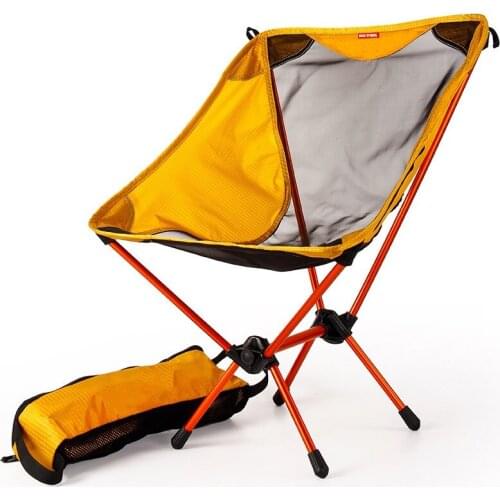Portable Yellow Seat Lightweight Fishing Chair Camping Stool Folding Outdoor Furniture Garden Gaming Ultra Light Chairs