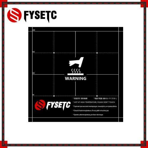 Heat Hot Bed Sticker Coordinate Printed 220x220mm Surface Build Sheet Plate For Anet A6 A8 Tarantula Ender 5 3D Printer Parts