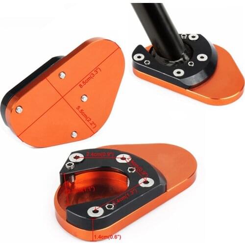 Motorcycle Kickstand Foot Side Stand Extension Pad For KTM 1290 Super Adventure R 1290 Super ADV