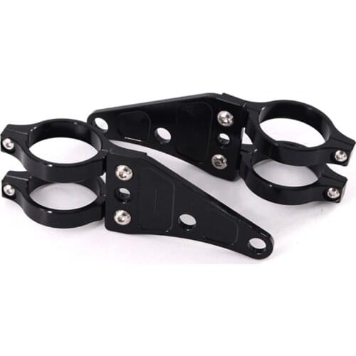 Universal CNC Fork Motorcycle Headlight Mount Bracket 41mm Aluminum Alloy Head Lamp Holder