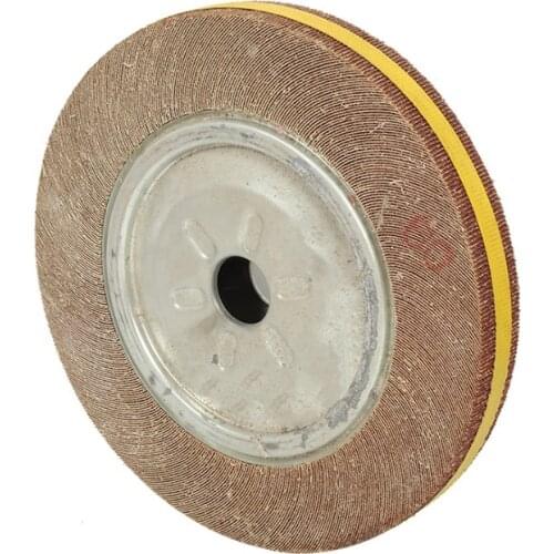 High Quality Cheap Metal Grinding Polishing Cloth Wheel Brown Stainless Steel Thousand Leaf Polishing Wheel300 * 50 * 32mm