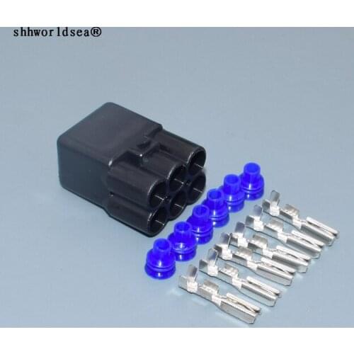 Worldgolden 2.2mm 6 Pin/way female Auto sensor plug,Car waterproof electrical connector with seals 6180-6181