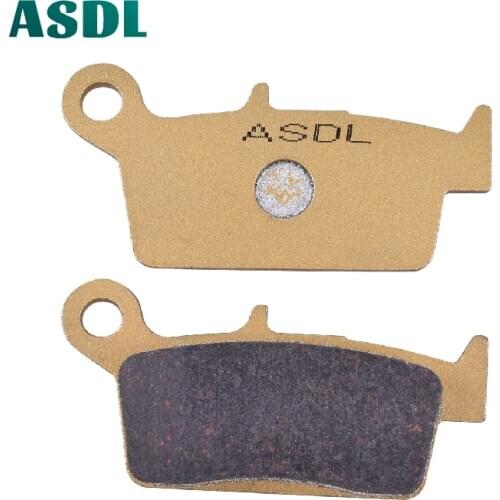 Motorcycle Rear Brake Pads For KAWASAKI KX 125 250 KLX 250 300 400 For SUZUKI DR 125 RM 250 DRZ400 For HUSQVARNA WXE125 2007R #b
