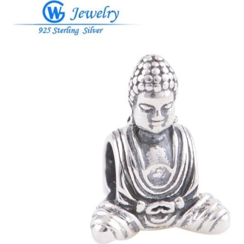 2pcs/lot jewelry charm for DIY accessory pendant 925 sterling silver jewelry fits bracelet GW Fashion jewelry T085H15