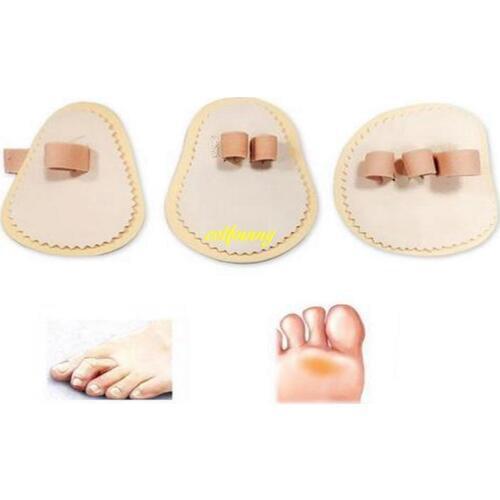 300pc/lot Toes Overlap Hammer Toe Correction Pad Soft Bunion Splint Corrector Forefoot Mat Hallux Valgus Tacones Foot Care