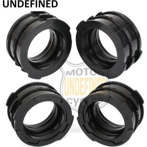 4x Motorcycle Bike Carburetor Carb Intake Manifold Joint Boots Set For Yamaha VMAX 1200 V-MAX 1200 VMX12V 1985-2007 UNDEFINED