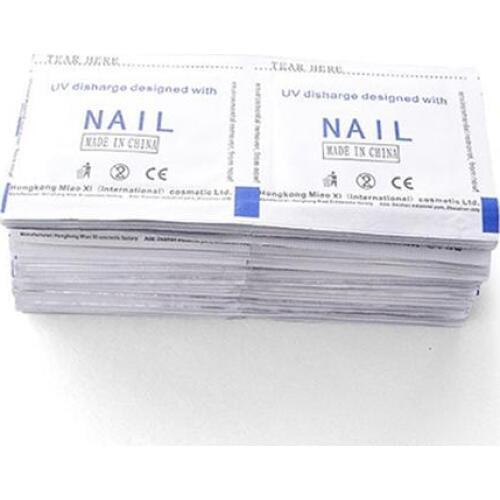 50 Pcs Gel Polish Remover Pads Foil Nail Art Cleaner UV Soak Off Gel Removal Varnish Cleanser Wraps DIY Manicure Accessories