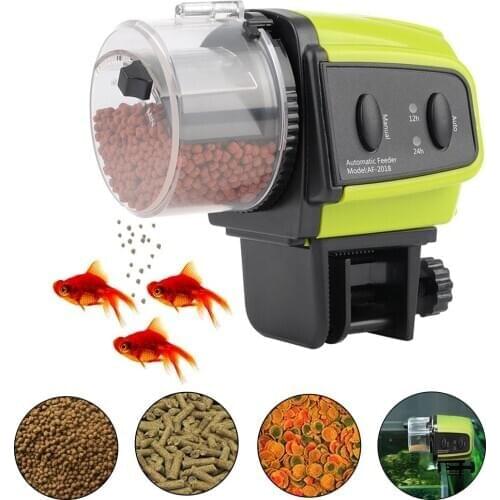 Automatic Fish Feeder Fish Food Dispenser 100ml Automatic Timing Feeder For Aquarium Fish Tank