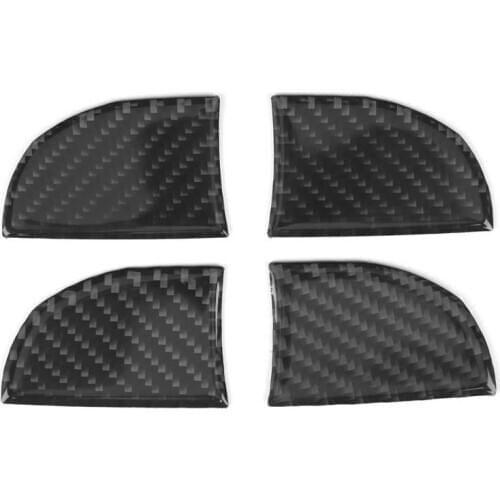 Car Mirror auto mirror accessories Interior Door Bowl Trim Cover Carbon Fiber Decoration Fit for Corolla 2014‑2018 car