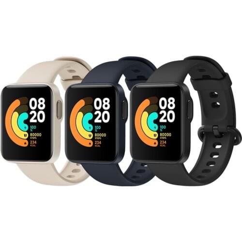 Global Version Mi Watch Lite Xiaomi Smart Watch Band 1.4 Screen GPS Bluetooth 5 ATM Waterproof Fitness Heart Rate Sleep Monitor