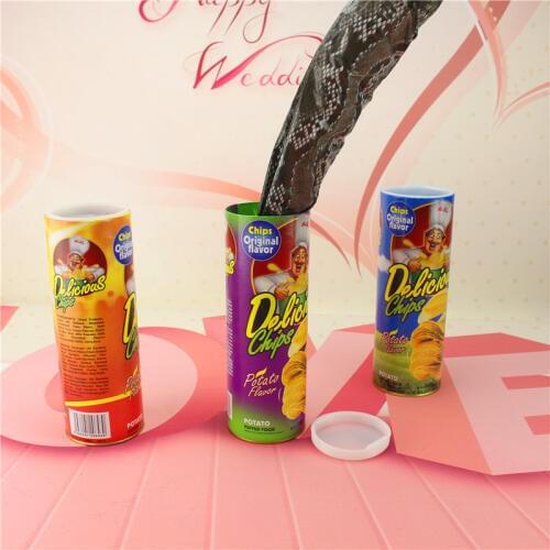 Potato Chips Bouncing Snake Bouncing Whole Man Potato Chips Snake Weirding Jumping Whole Toys April Fools Day Student Gift