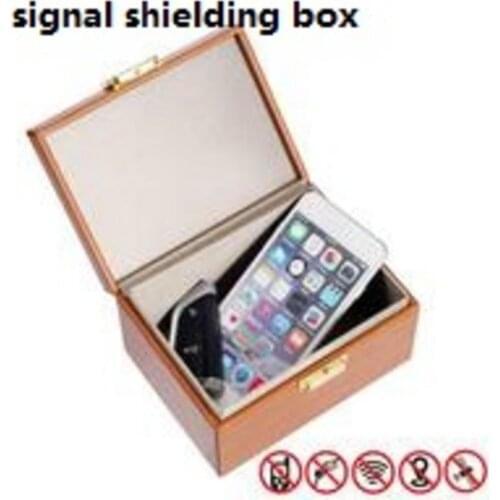 Car Key Signal Blocker Box Pouch Anti Theft Key Safe Blocking Pouch Case Mobile Phone Signal Shielding Box