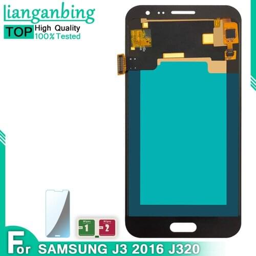 LCD Copy OLED Display For SAMSUNG Galaxy J3 2016 J320 J320F J320FN Touch Screen Digitizer Assembly Replacement For J320 J3 2016