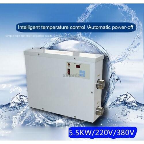 SPA Heater 5.5KW Electric Swimming Pool and SPA Bath Heating Tub Water Heater Thermostat Swimming Pool Accessories 220V/380V