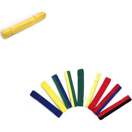 NEW Professional Taekwondo Belt Karate Judo Double Wrap Martial Arts Stripe Sports Belt HOT