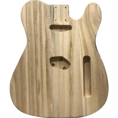 Hollowed Sanding Unfinished Handcraft Electric Bass Guitar Wood Body Barrel for Telecaster Style DIY Electric Guitar Body Parts