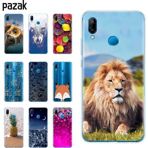 Silicone case for huawei Nova 3 3i 3e case soft tpu back phone cover Nova3 nova3i INE-LX2 INE-LX9 funda Coque bumper protective