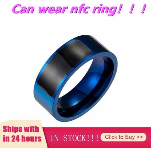NFC Titanium Steel NFC Smart Ring Worn On The Finger Smart Wearable Device Accessory Smart Nfc Wearable Ring Wearable Devices