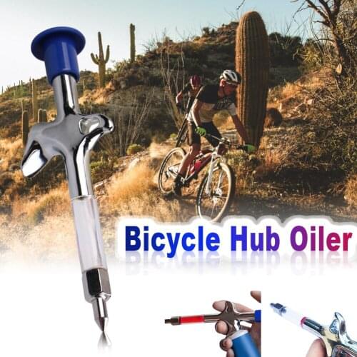 Bicycle Hub Oiler MTB bike hub oiling tool Grease gun Grease grease injector Mountain Bike Road Bike Repair And Maintenance Tool