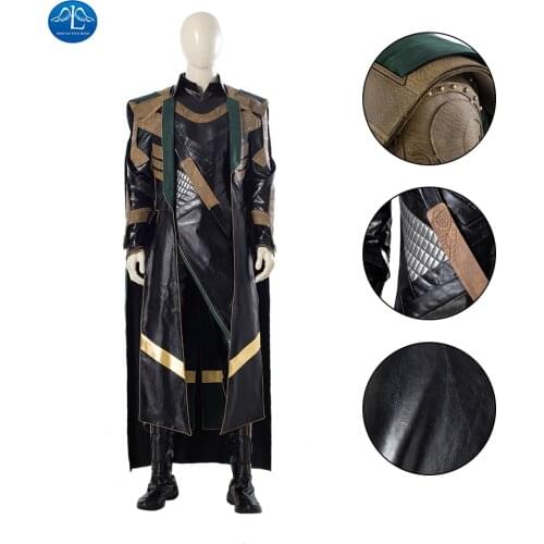 The Dark World Loki Cosplay Costume Halloween Carnival Costume Full Sets Uniform Cosplay Halloween Carnival Men Costume