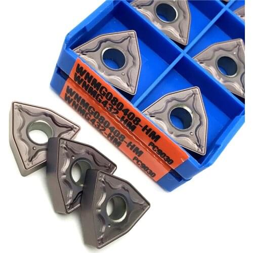 WNMG080408 HM PC9030 Carbide inserts External Turning Cutting tool Steel processing CNC Turning insert WNMG 080408 Cutting tool