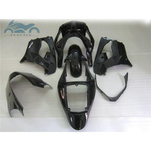 High quality motorcycle fairing kits for Kawasaki Ninja ZX9R Fairings 2002 2003 ZX9R 02 03 all black ABS plastic road racing kit