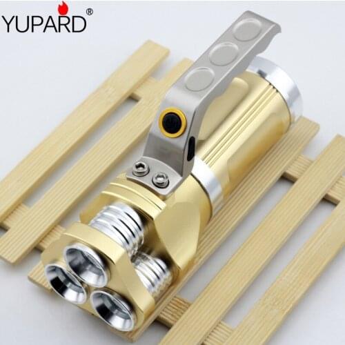 YUPARD bright Night Fishing Flashlight Spotlight Searchlight Blue Light fishing lamp light For 3x18650 rechargeable battery