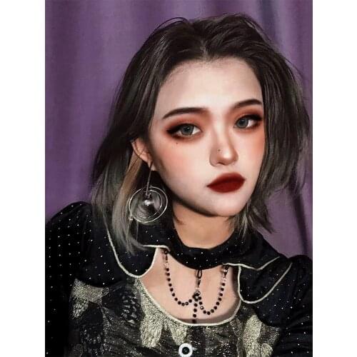 Women Gothic Ball-Shape Dangle Luxury Earrings Ball Drop Earring Jewelry Wedding Girl Statement Big Round Earrings